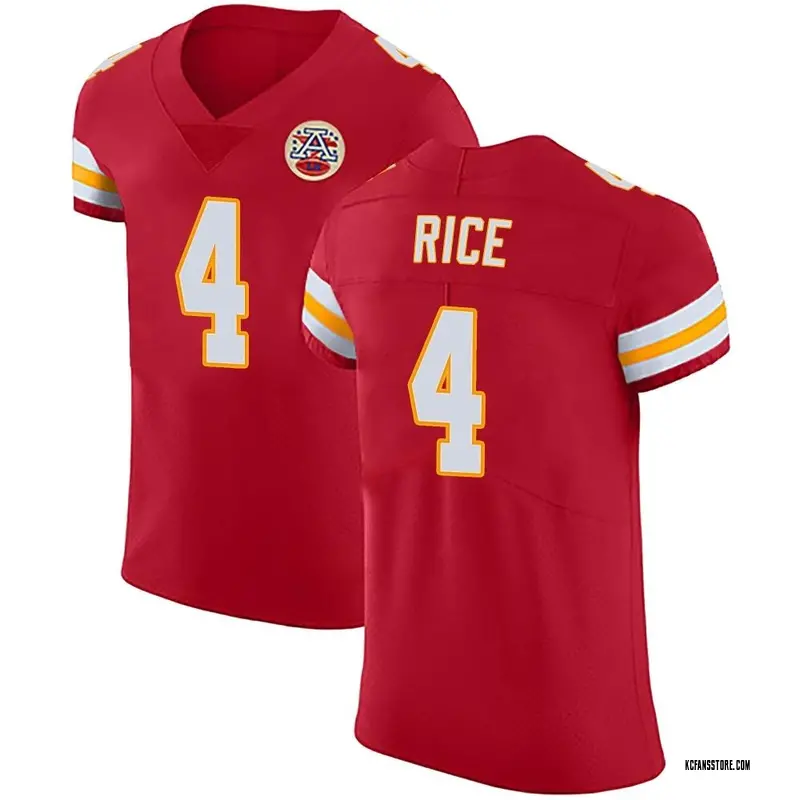Men's Red Elite Rashee Rice Kansas City Team Color Vapor Untouchable Jersey