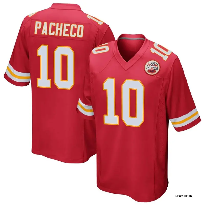 Men's Red Game Isiah Pacheco Kansas City Team Color Jersey