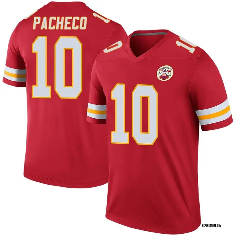 Men's Red Legend Isiah Pacheco Kansas City Color Rush Jersey