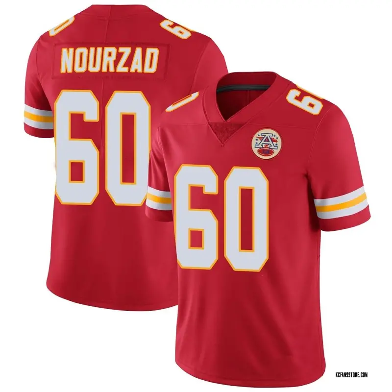 Men's Red Limited Hunter Nourzad Kansas City Team Color Vapor Untouchable Jersey