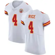 Men's White Elite Rashee Rice Kansas City Vapor Untouchable Jersey