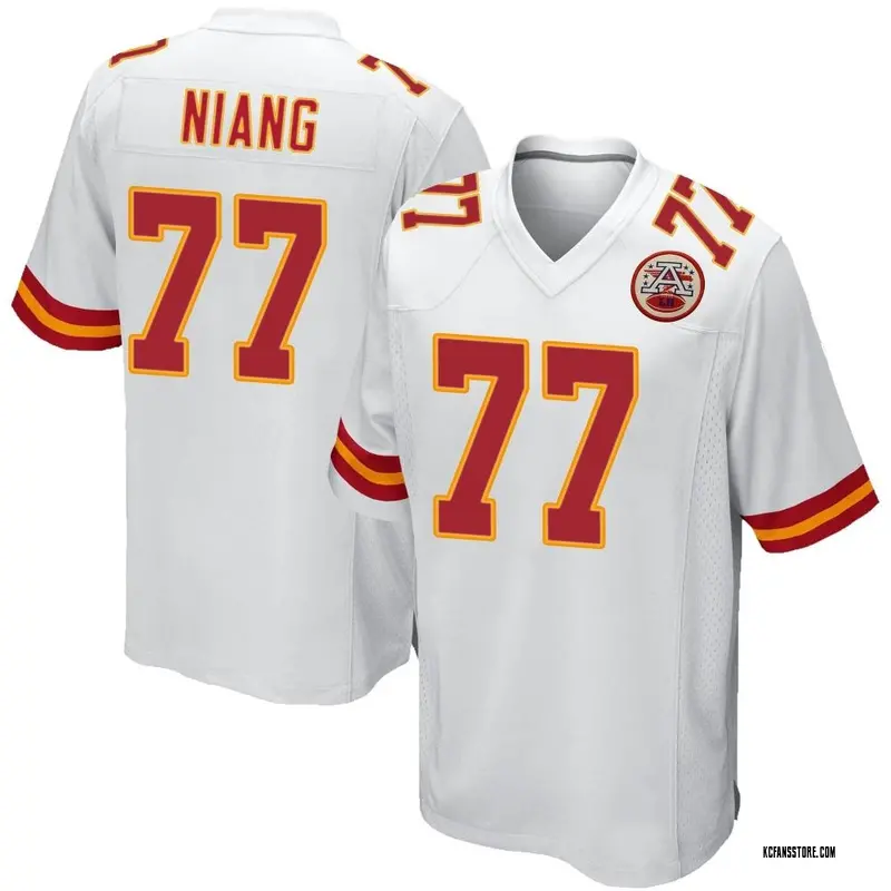 Men's White Game Lucas Niang Kansas City Jersey