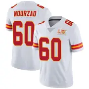 Men's White Limited Hunter Nourzad Kansas City Vapor Untouchable Super Bowl LIX Jersey