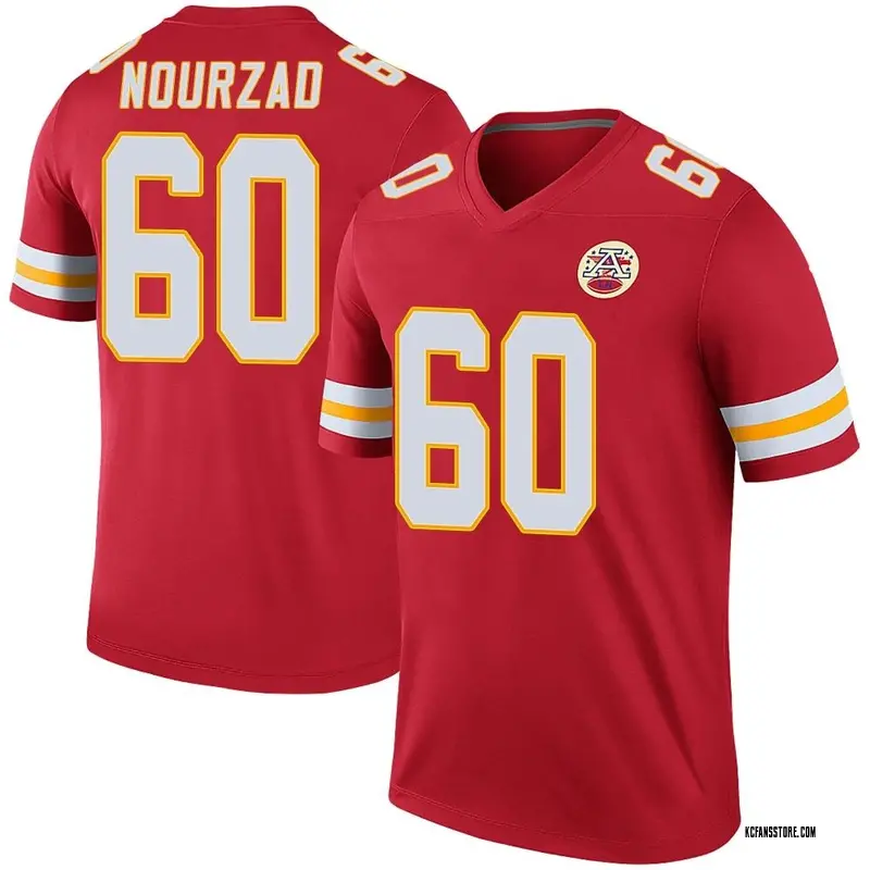 Youth Red Legend Hunter Nourzad Kansas City Color Rush Jersey