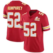 Youth Red Limited Creed Humphrey Kansas City Team Color Vapor Untouchable Super Bowl LIX Jersey