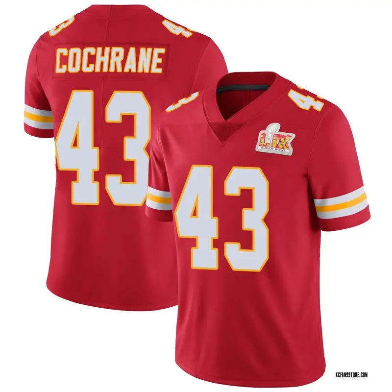 Youth Red Limited Jack Cochrane Kansas City Team Color Vapor Untouchable Super Bowl LIX Jersey