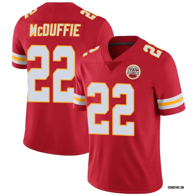 Youth Red Limited Trent McDuffie Kansas City Team Color Vapor Untouchable Jersey
